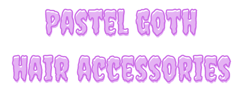 Pastel Goth Accessories, Goth Y2k Accessories, Creepy Accessories